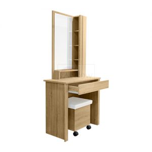 Oak Cement Dresser Stool