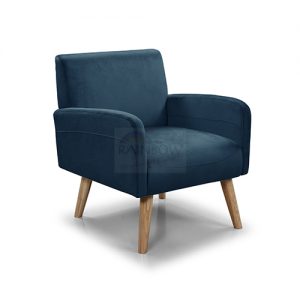 Jaya Dark Blue Armchair