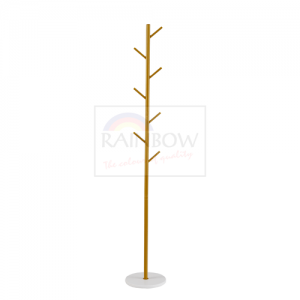 Stilo Golden and White Coat Rack